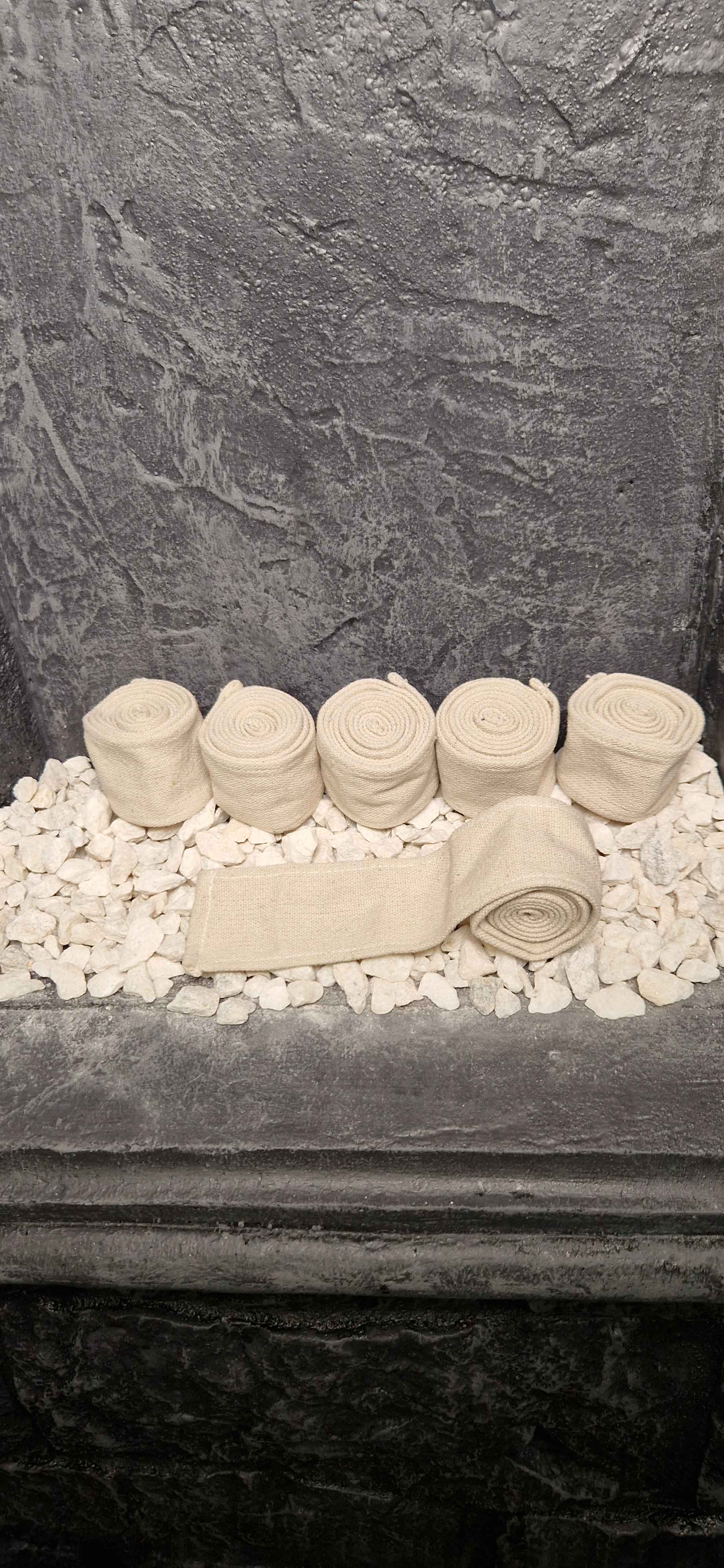 Imperialis Stoffstreifen 6 Stück Natur