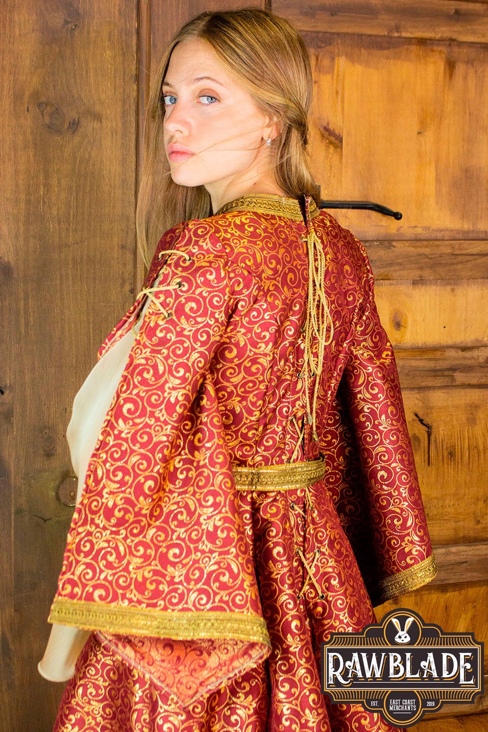 Aquitania Edles Kleid Rot L/XL