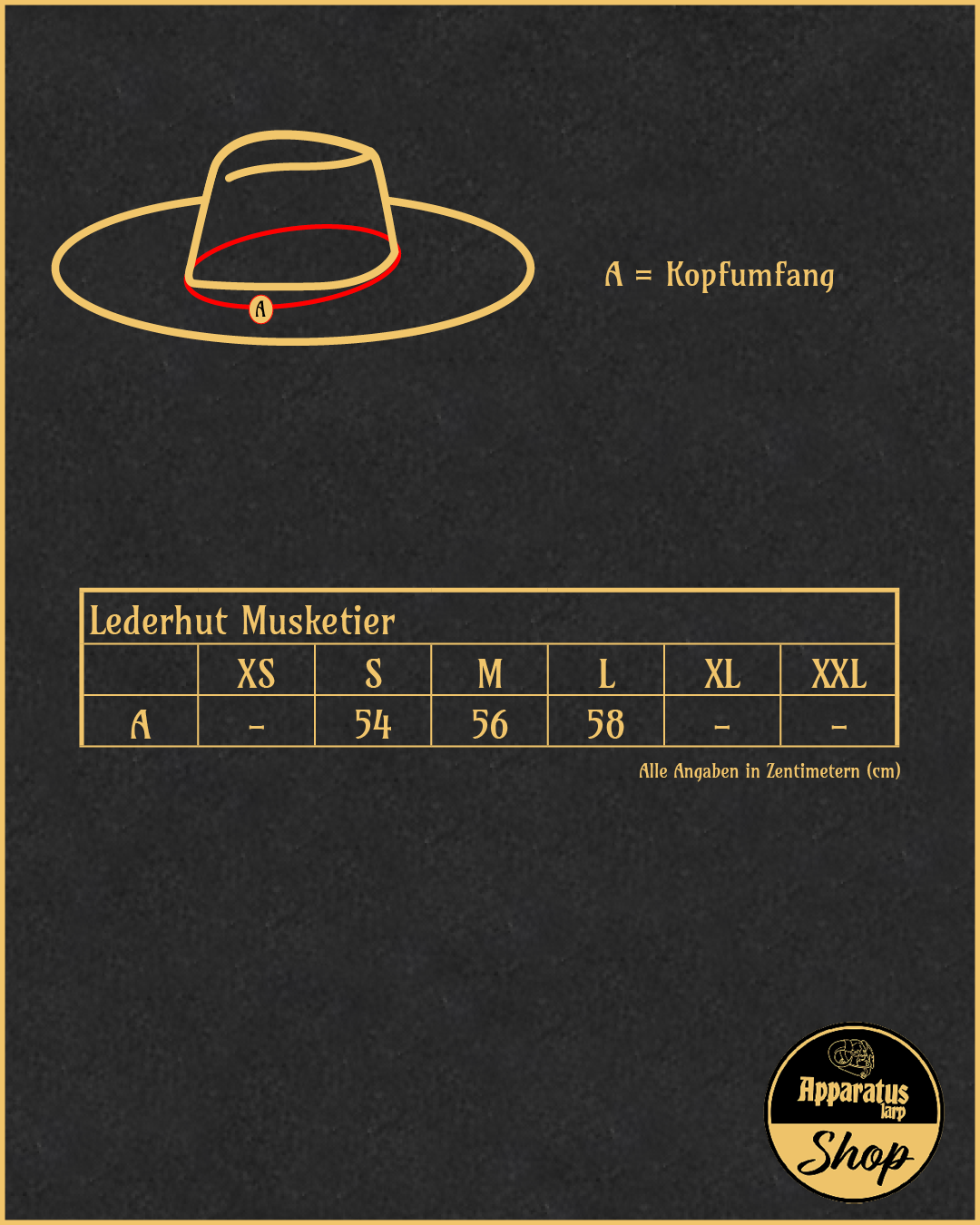 Musketeer leather hat