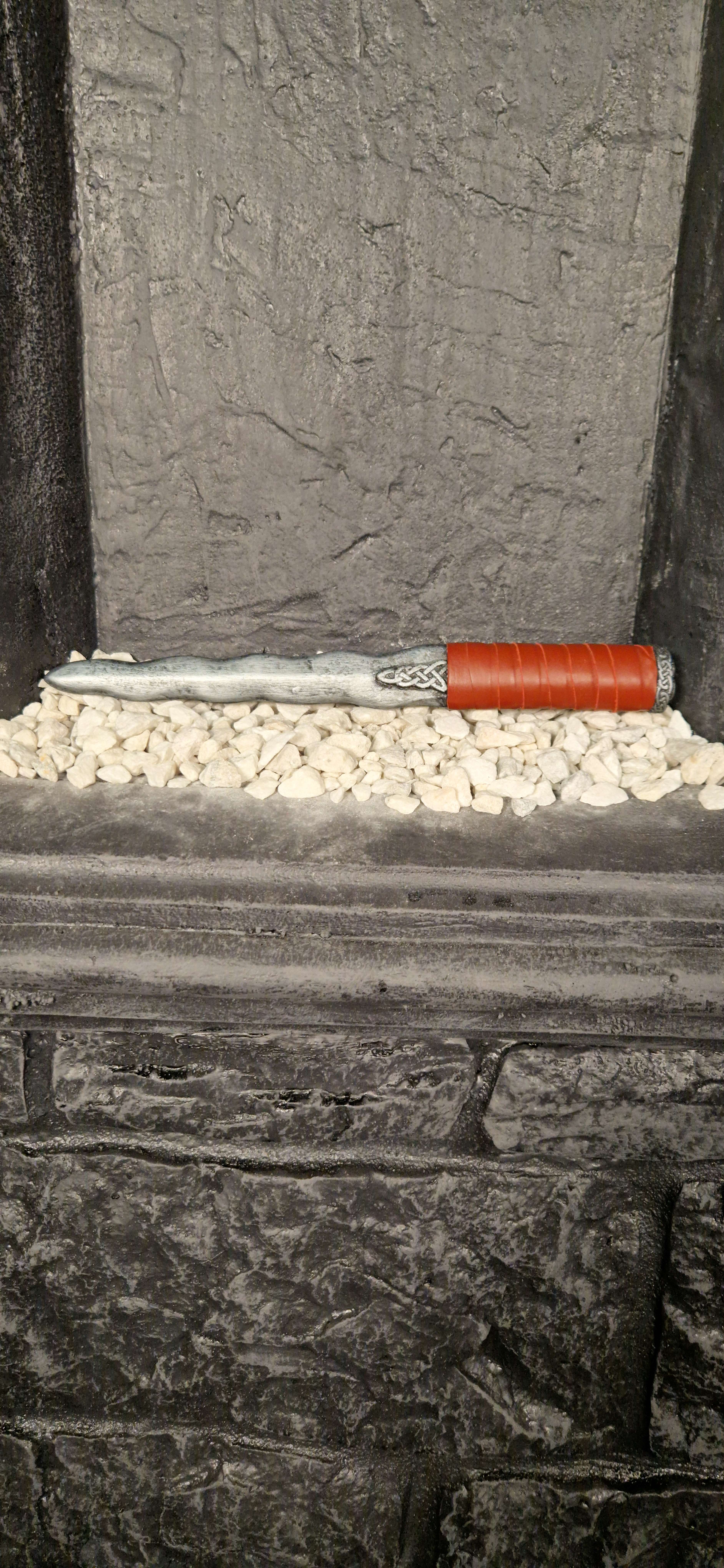 Decorated ritual dagger