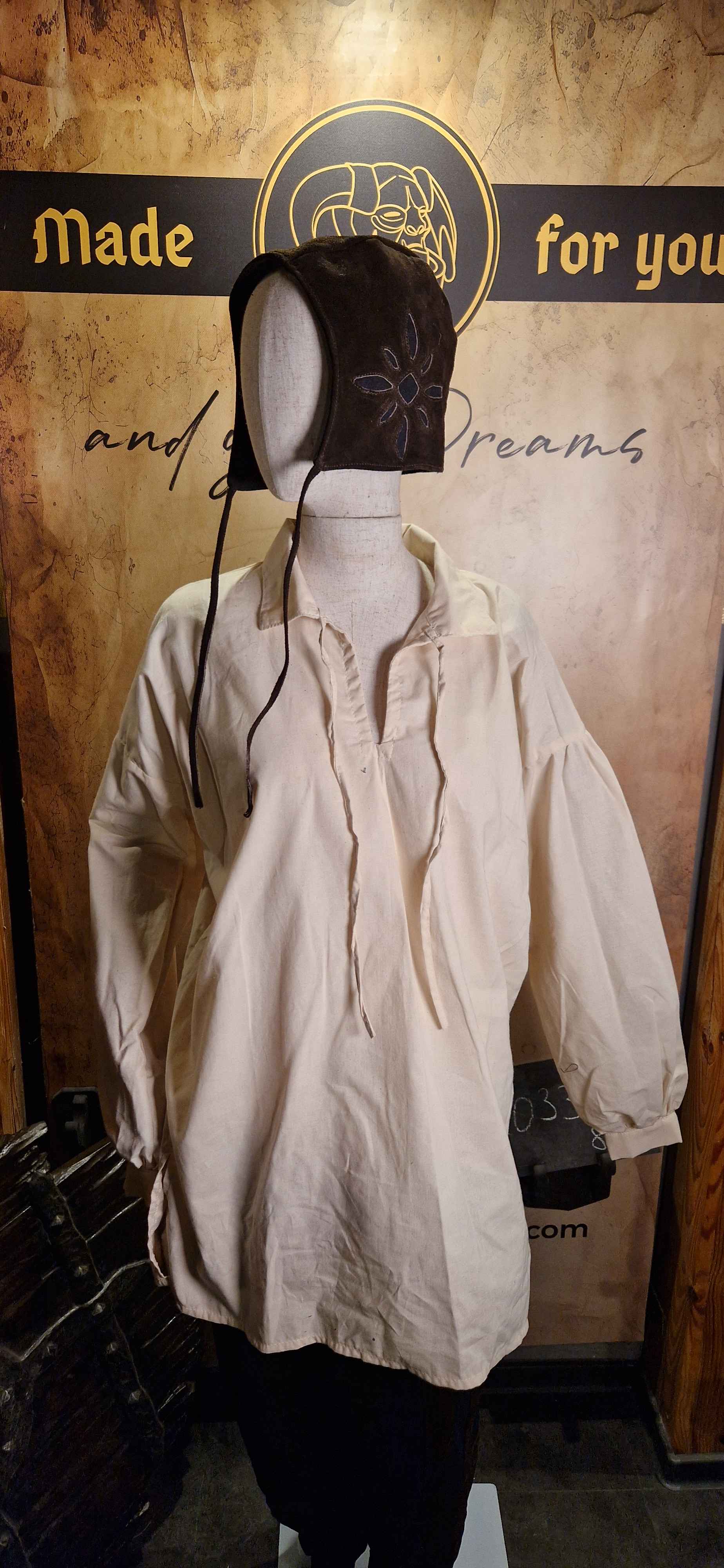 Imperialis Landsknecht coif leather