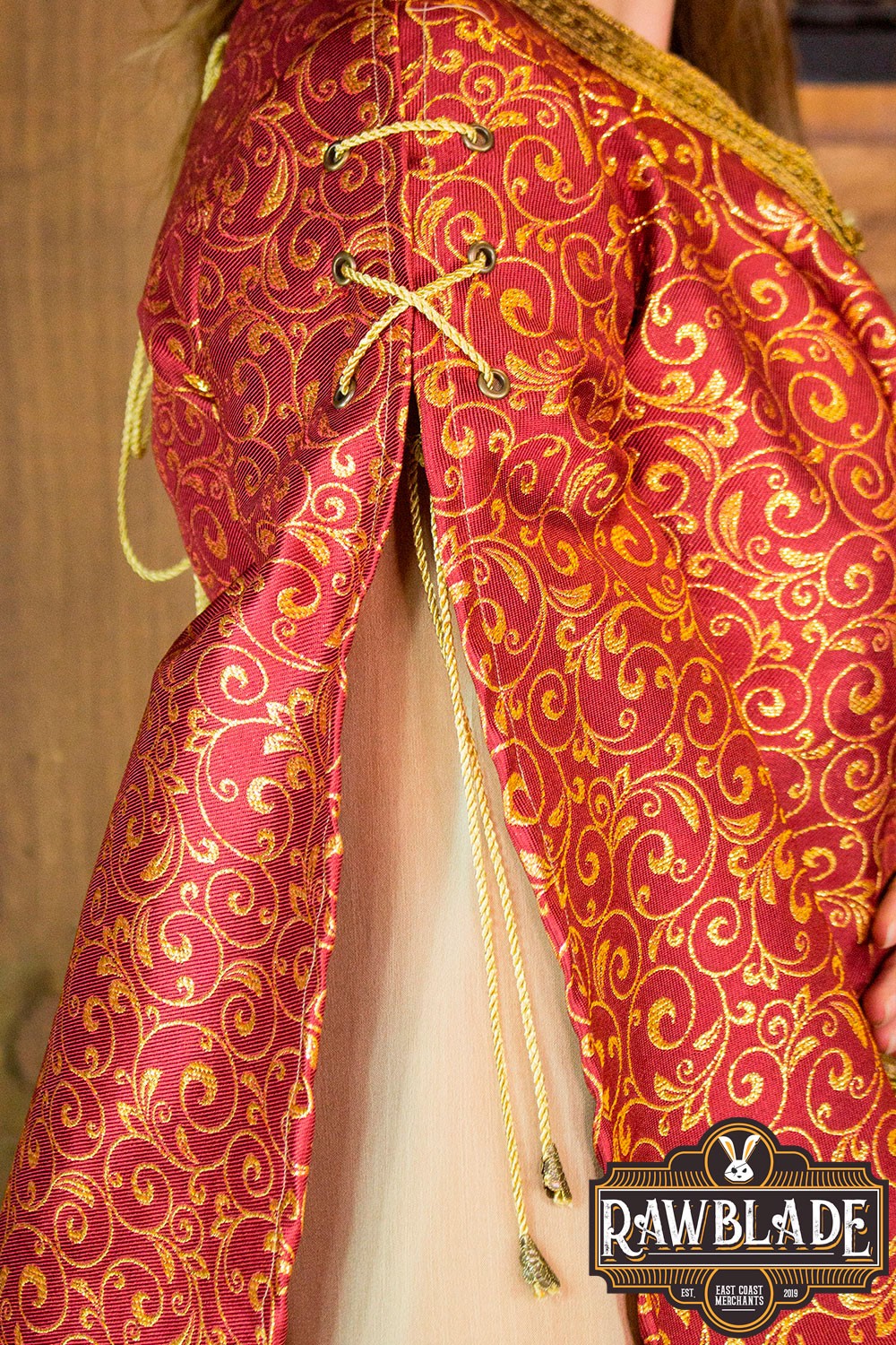 Aquitania Edles Kleid Rot L/XL