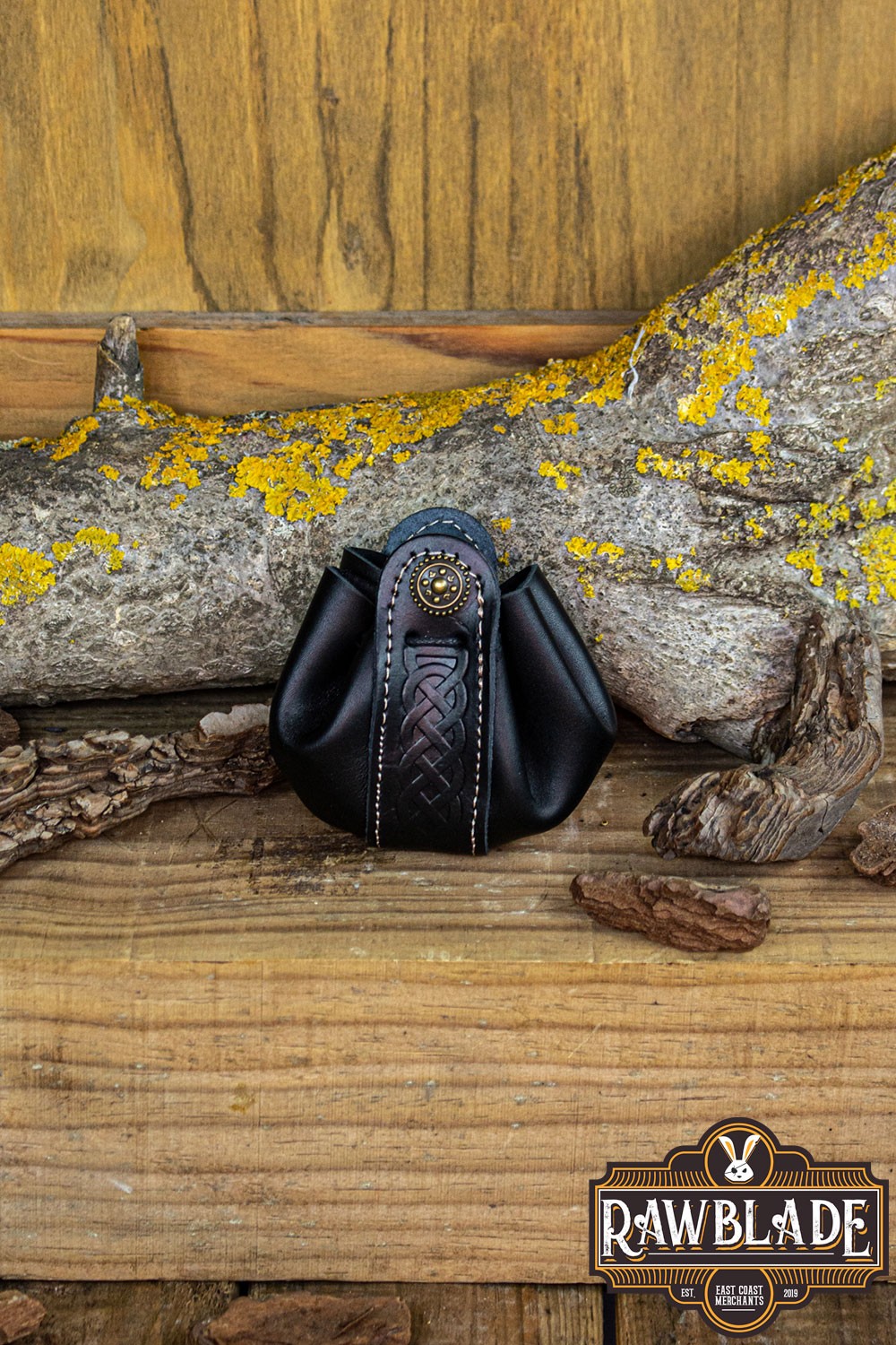 Wanderer Pouch Small Black Leather