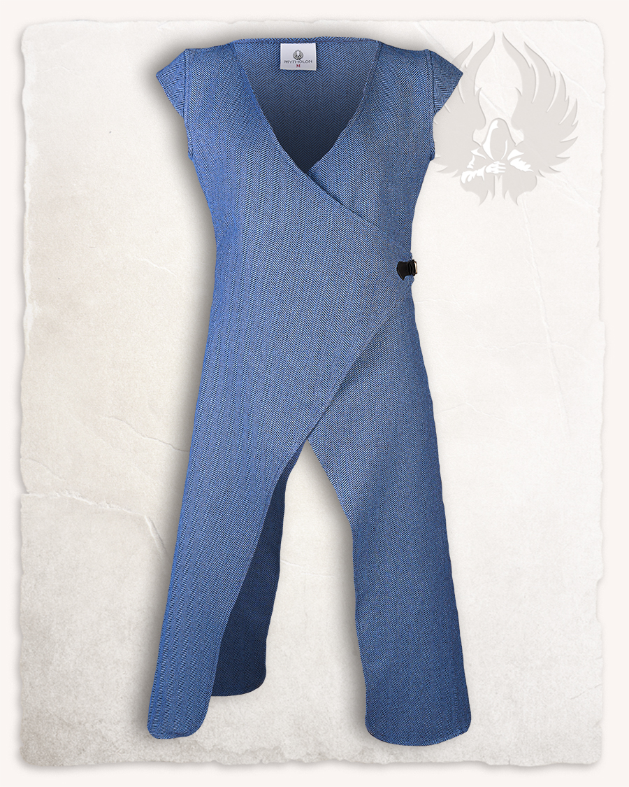 Vysera overdress herringbone blue/gray