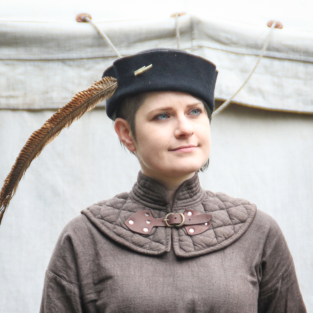 Padded collar Donnergrund