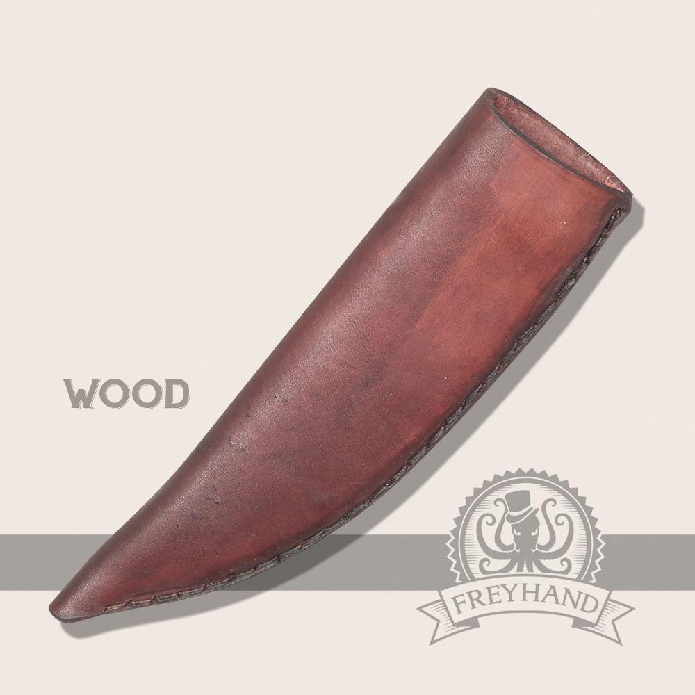 Leather sheath Stachys brown
