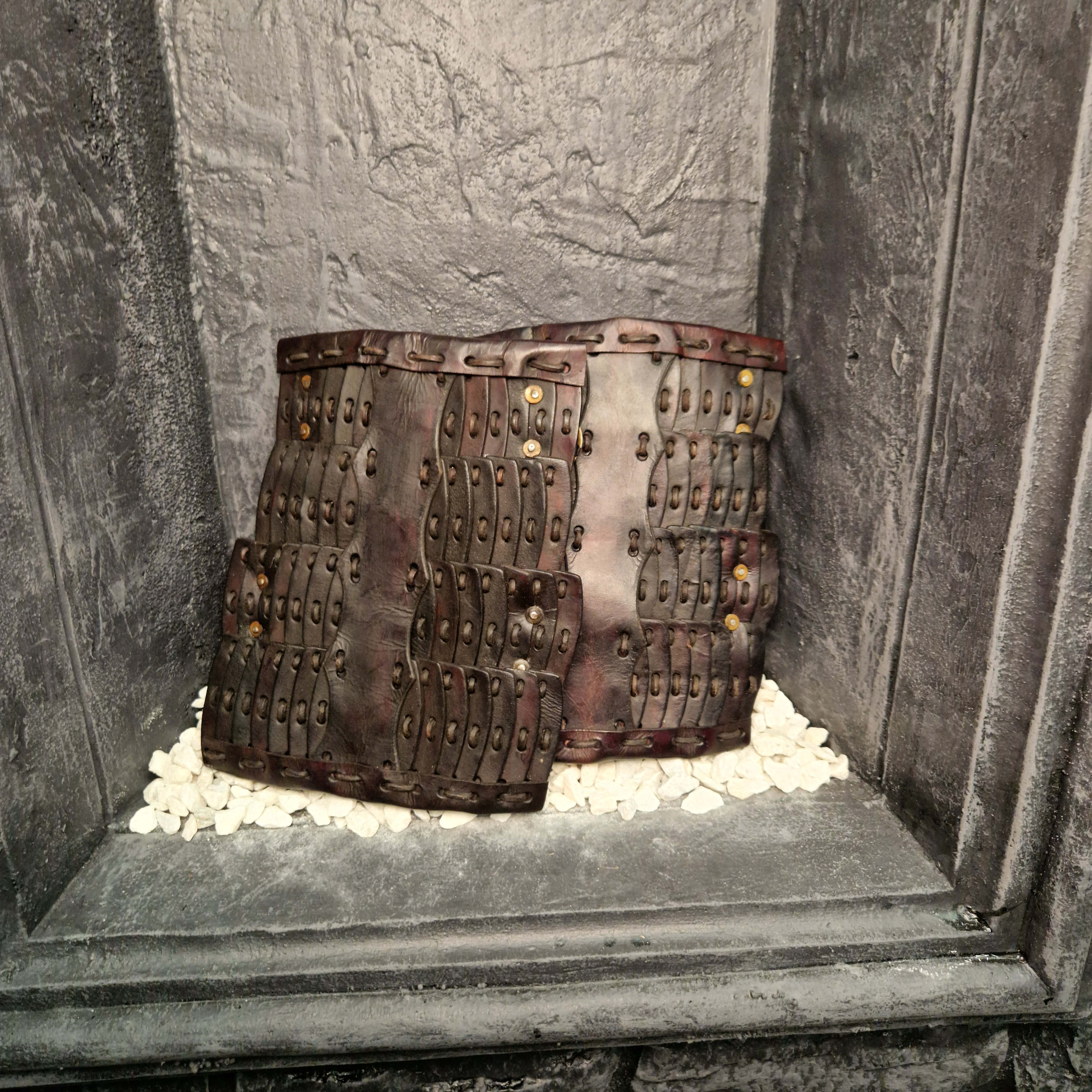 Viking scale bracers