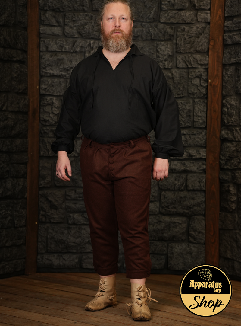 Musketier Kniebundhose Aramis Wolle Braun