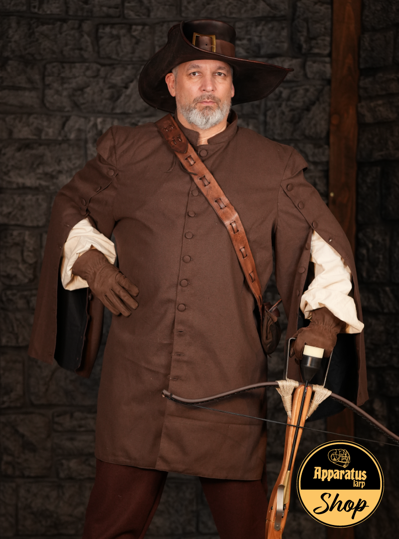 Musketier Mantel Porthos Braun