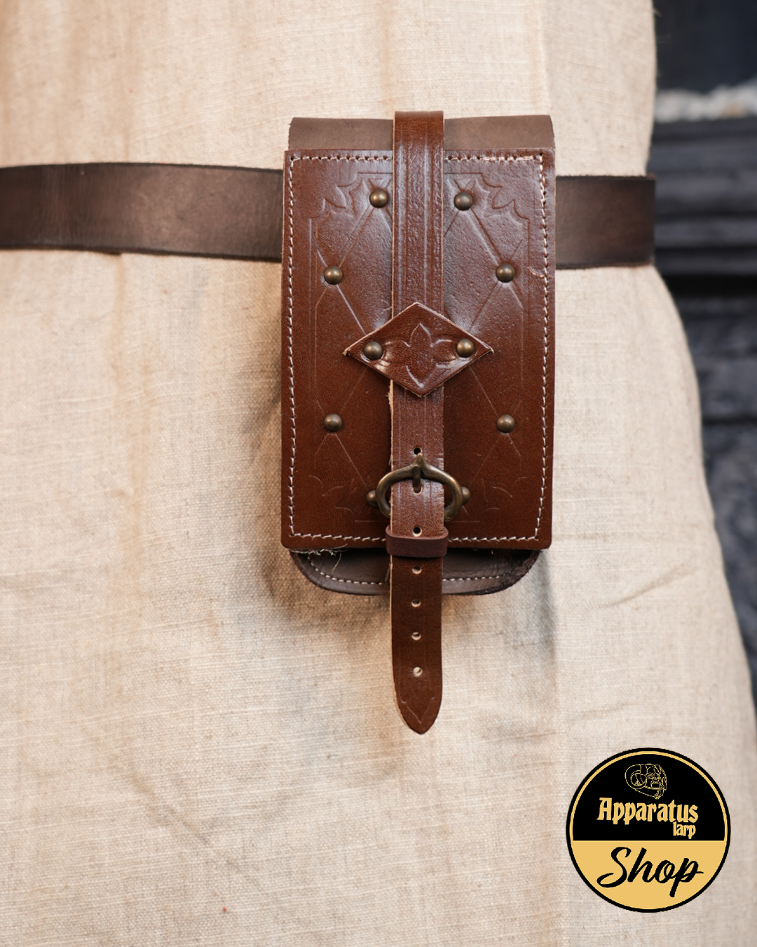 Carcassone Beutel braun