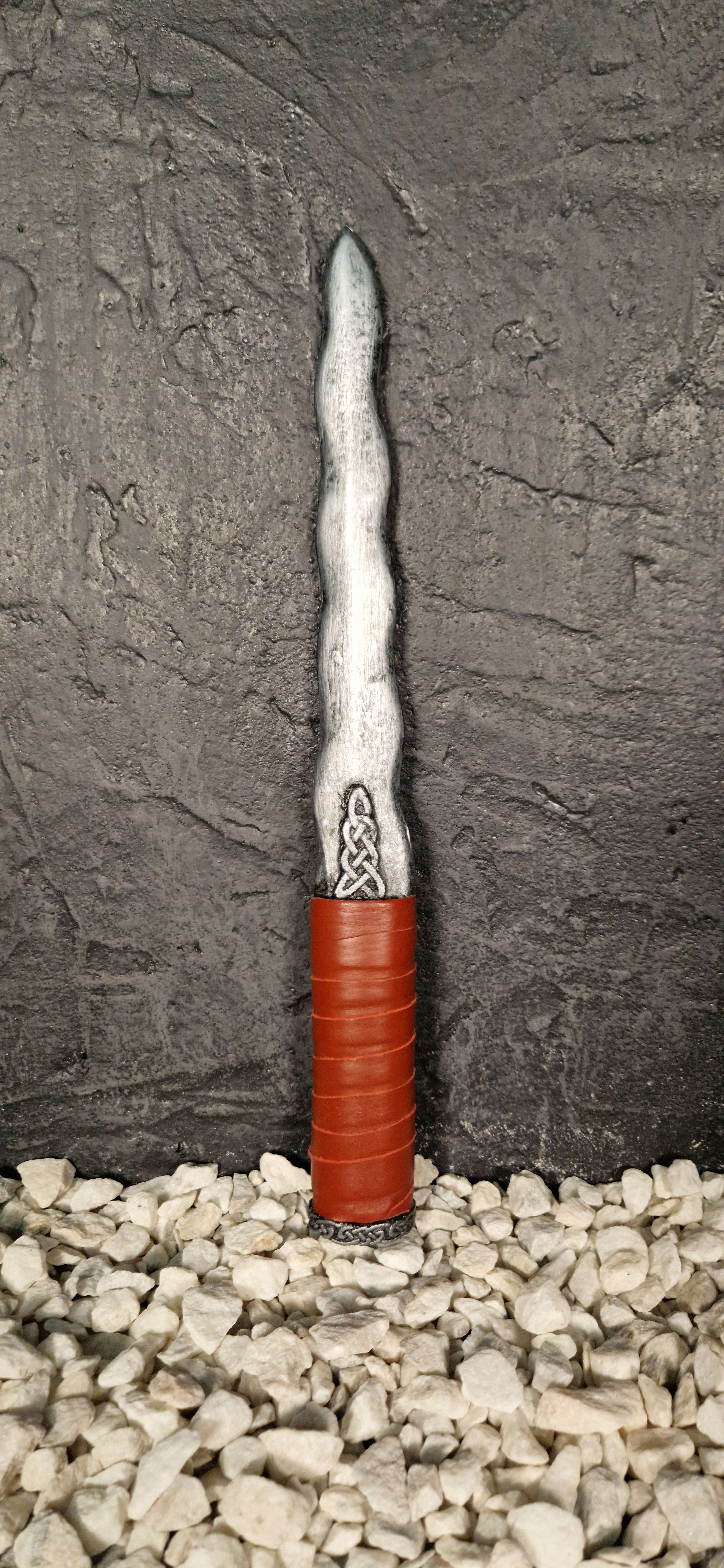 Decorated ritual dagger