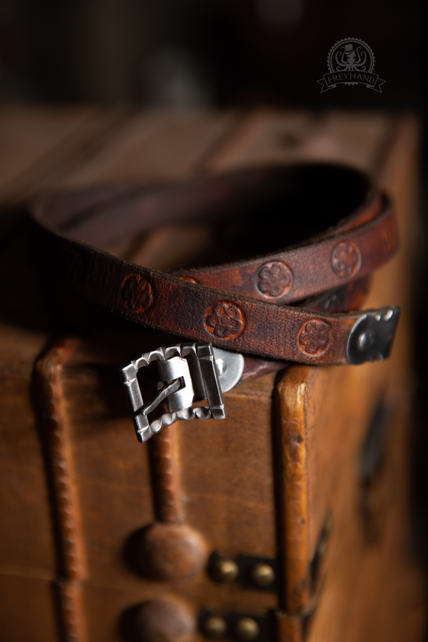 Decorated Belt Oswald darkbrown