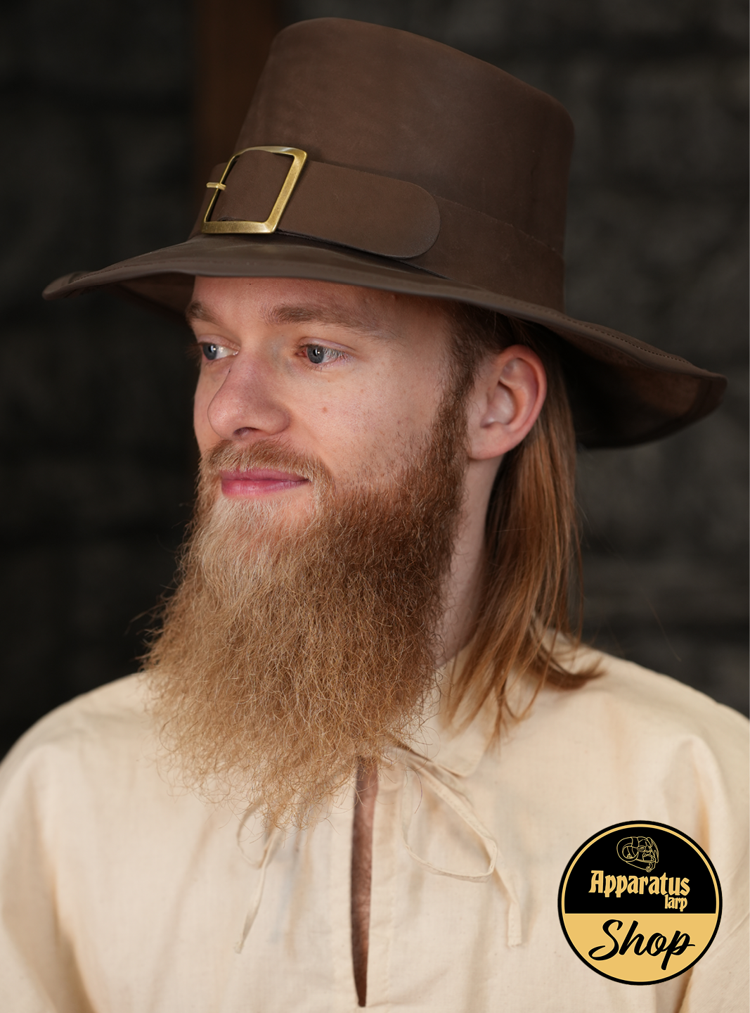Solomon Kane Hut Braun