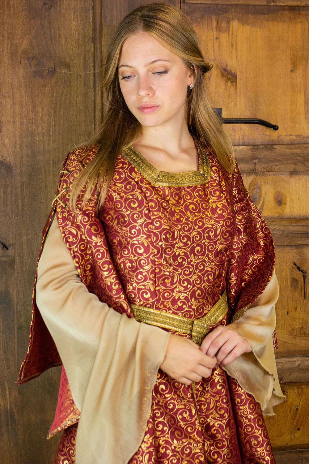Aquitania Edles Kleid Rot L/XL