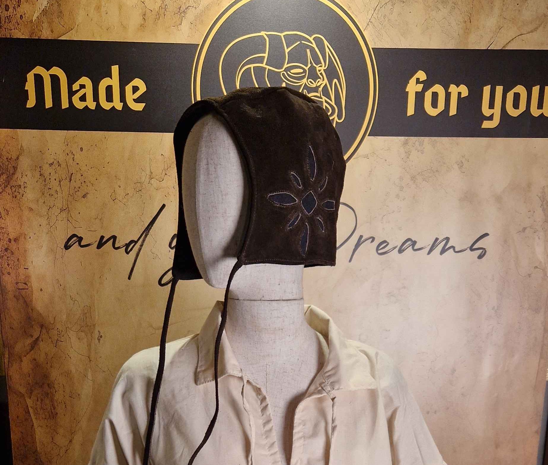 Imperialis Landsknecht coif leather