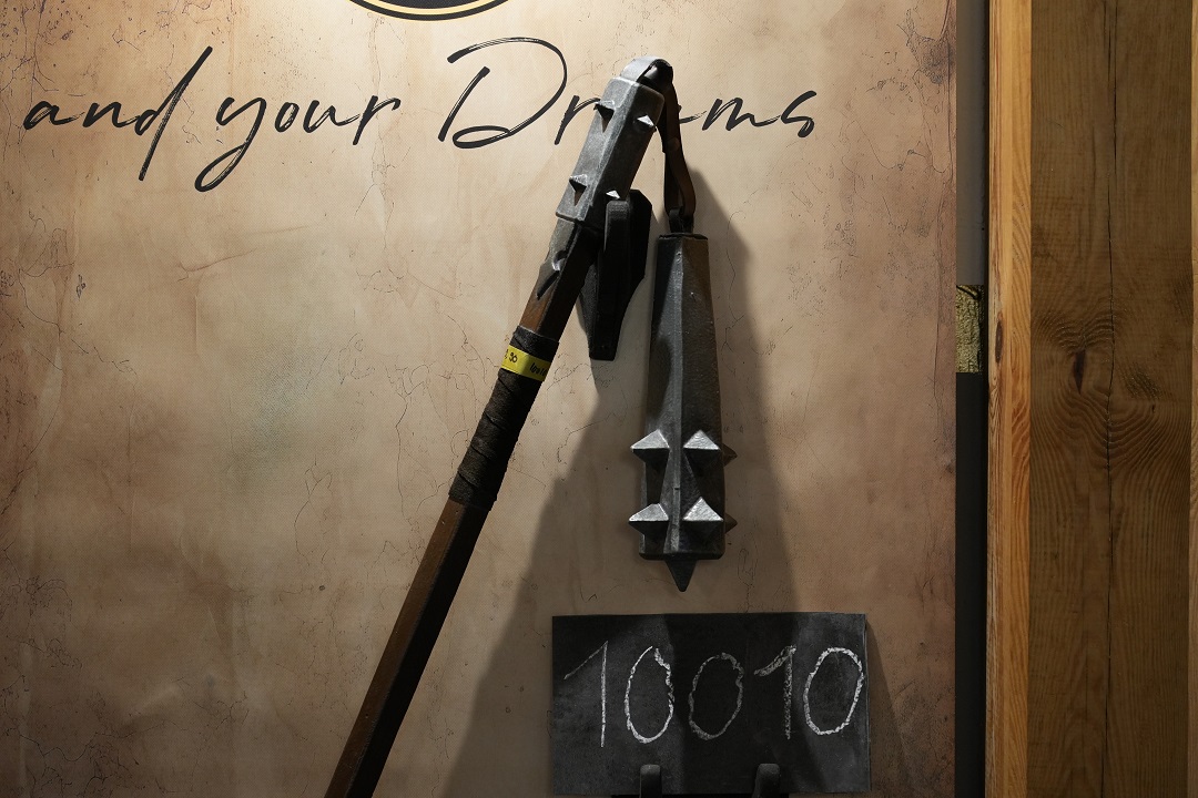 Larpwaffe Kriegsflegel 2 hand