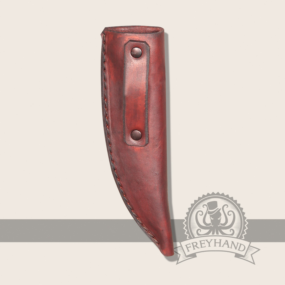 Leather sheath Stachys brown