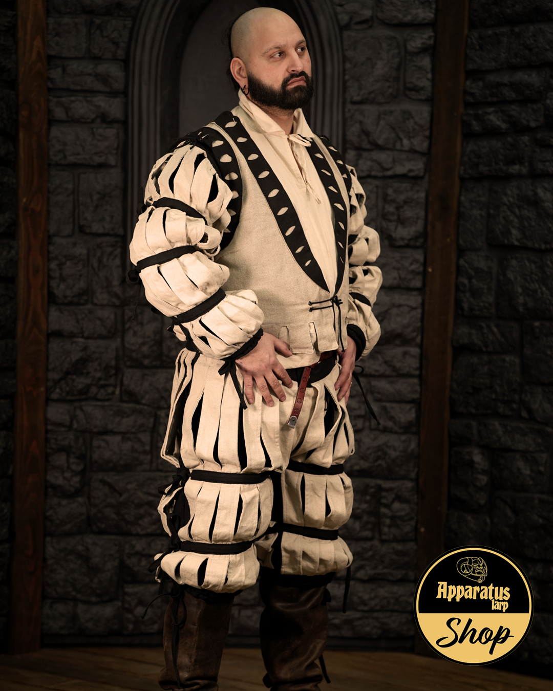 Landsknecht Long Sleeve Imperialis Stripes Natural/Black