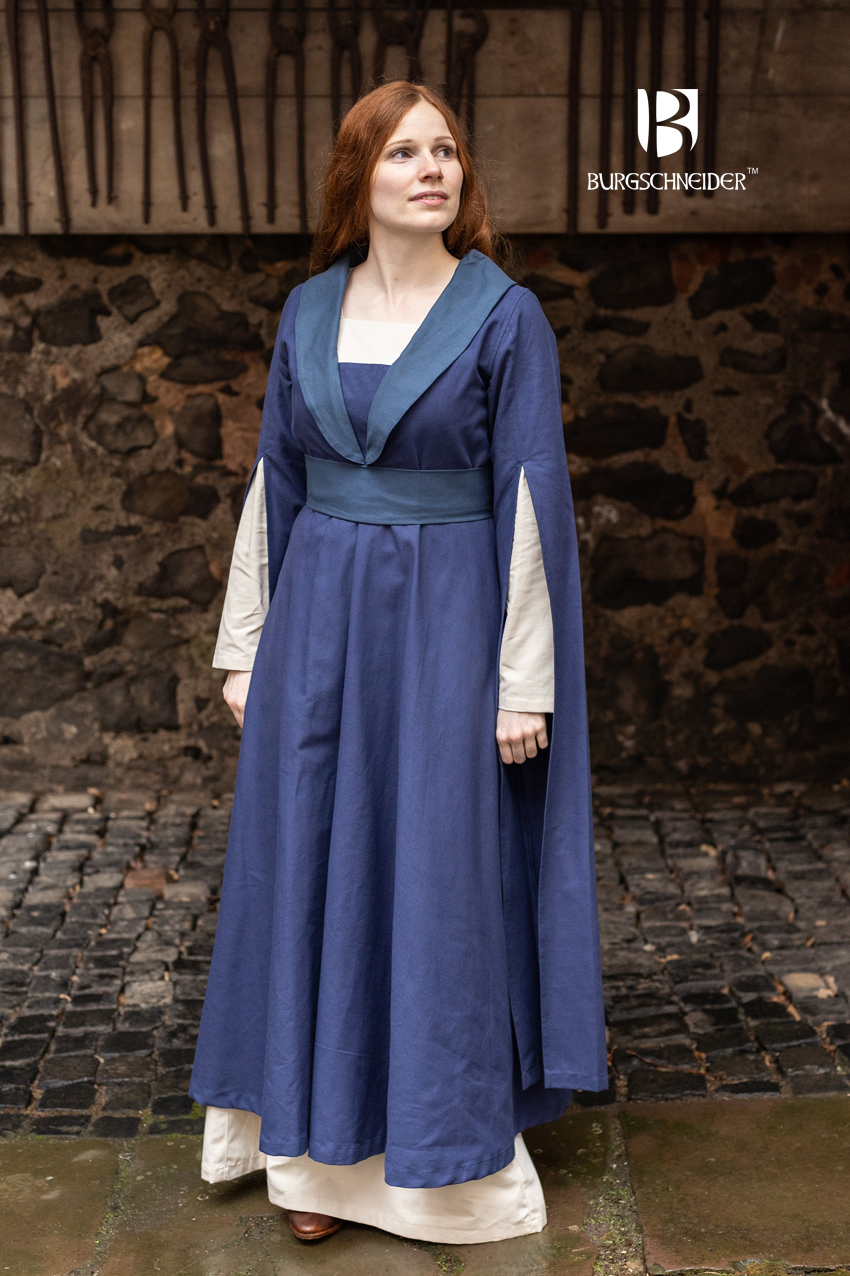 Kleid Agnes Dunkelblau/Waidblau