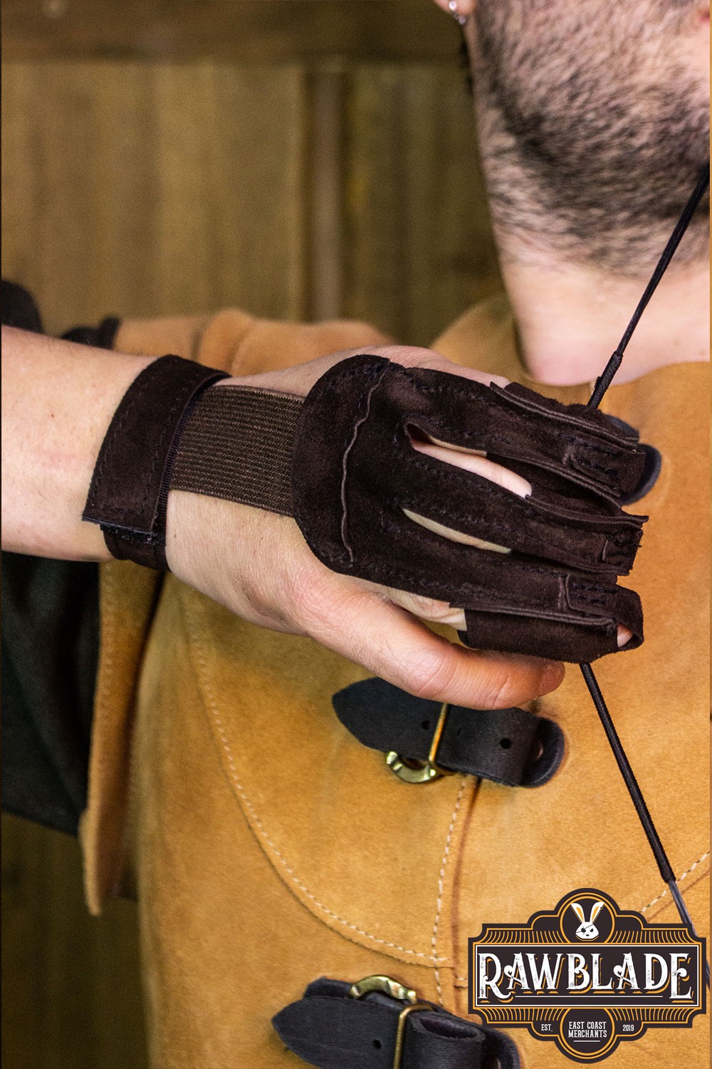 Bogenschieß Handschuhe Kane Braun