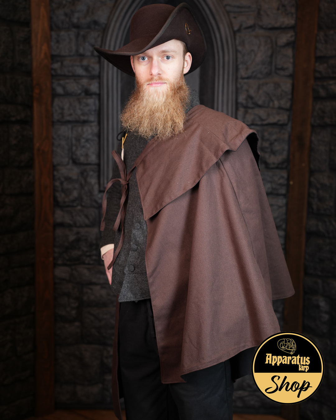 Diego fencing cape canvas brown
