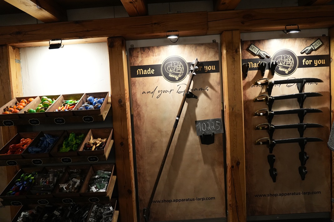 Larpwaffe lange Keule 185cm
