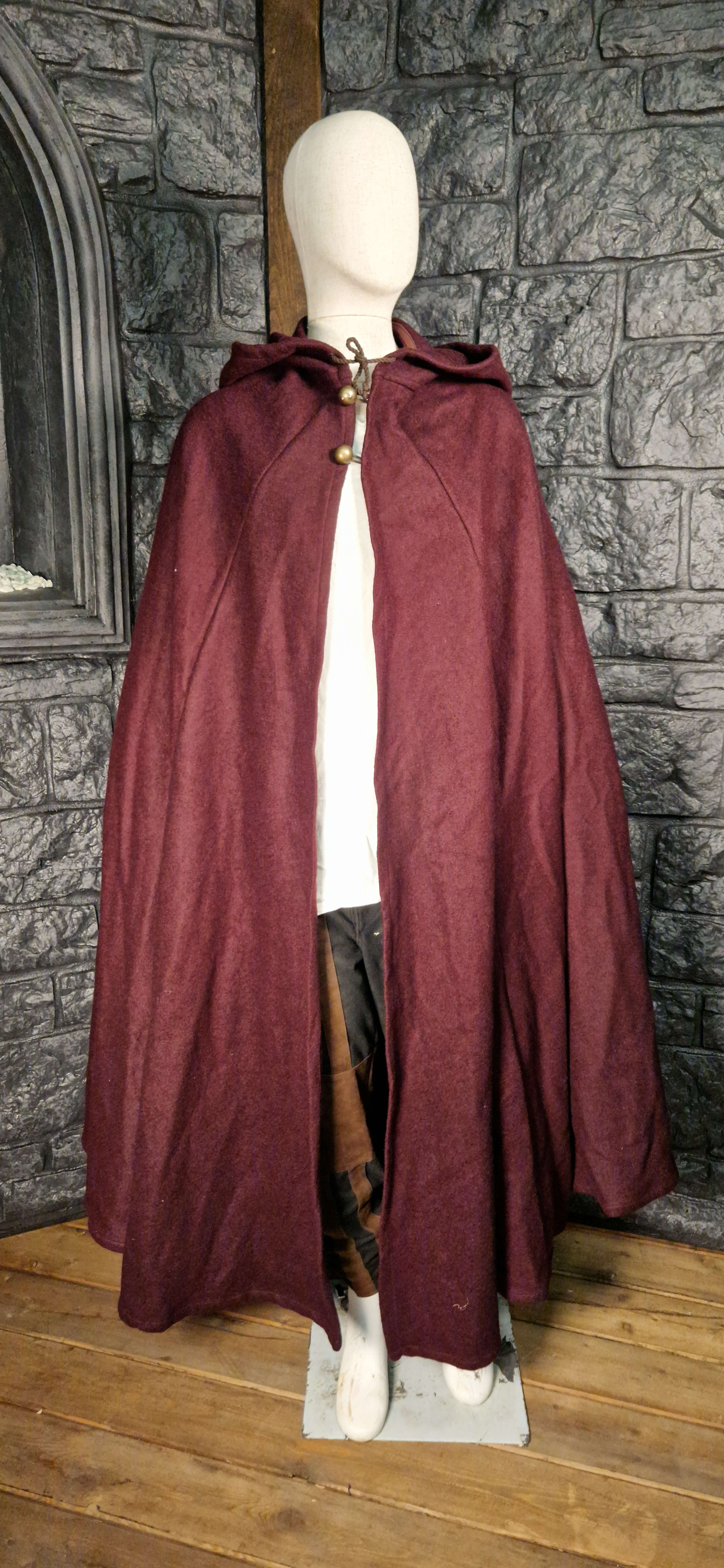 Umhang Kashi Bordeaux