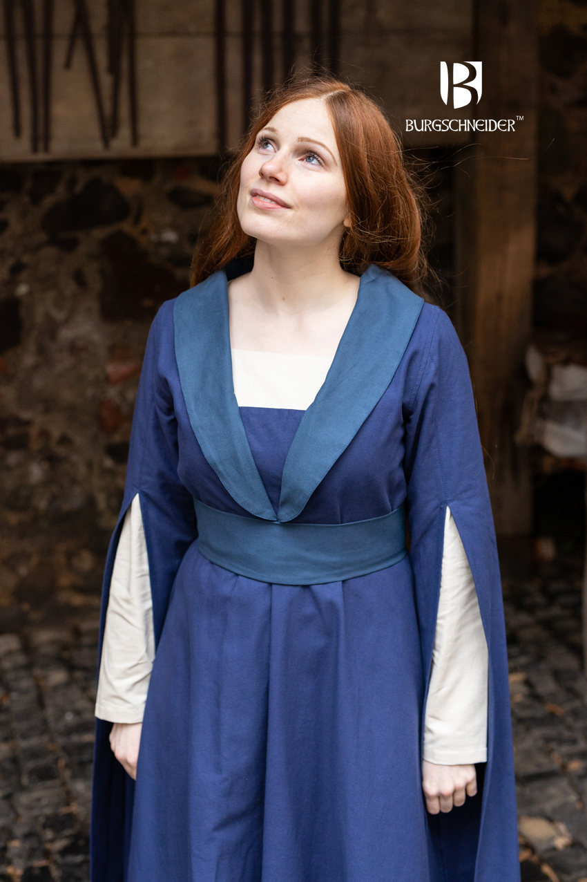 Kleid Agnes Dunkelblau/Waidblau